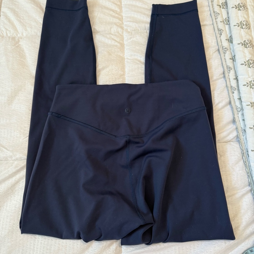 Lululemon wunder under smoothcover 25” navy blue